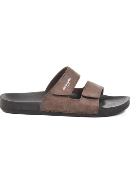 PC-7039 M Büyük Numara Kahve Erkek Terlik modelleri