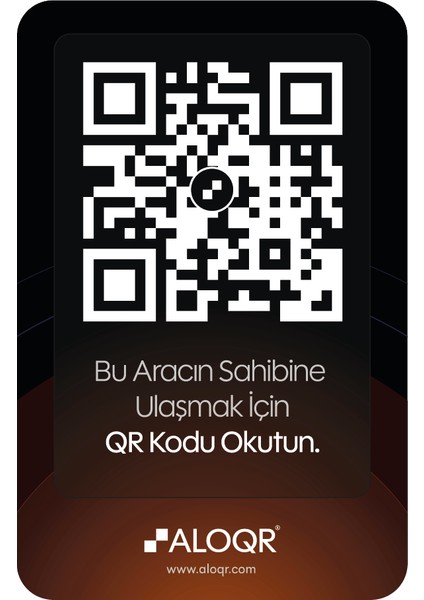Gece Kızılı Qr, Yeni Nesil Dijital Araç Numaratörü, Akıllı QR Kodlu Park Etiketi, Numara Gizleme ve Araç İletişim Sistemi