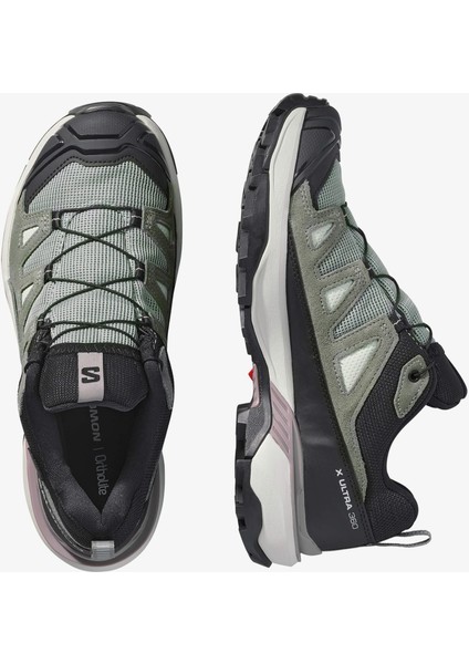 x Ultra 360 Leather Gore-Tex Kadın Outdoor Ayakkabı Green Milieu L47863500 fiyatları