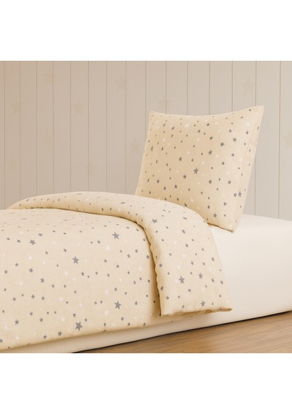 Lüks Dayanıklı Pamuklu Tek Kişilik Nevresim Takımı Çocuk Desen + Lastikli Çarşaf +1 Adet Yastık kılıflı