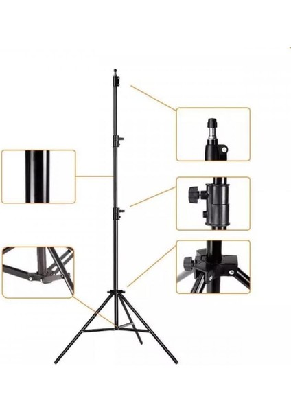 Tripod Kamera Işık Ayağı Döküm Demir 940GR Fotoğraf Makinesi Kamera 70 CM-210 cm Açılabilir Katlanabilir Tripod Yayıncı Vlog Youtuber Işık Tripod Ayağı TR8806 fiyatları