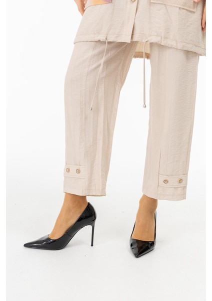 2051 Yakası Kapşonlu Önü Düğmeli Önü Cep Detaylı ve Kapişonu Fileli Pantolonun Beli Lastikli Ikili Takım #05-25# modelleri