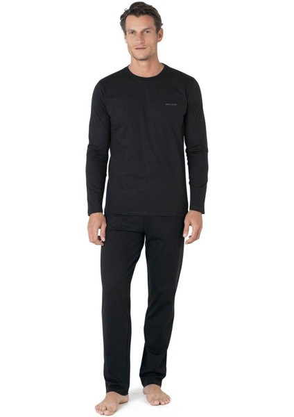 5640 Erkek Triko Sabahlıklı 5'li Pijama Takım-Gri modelleri