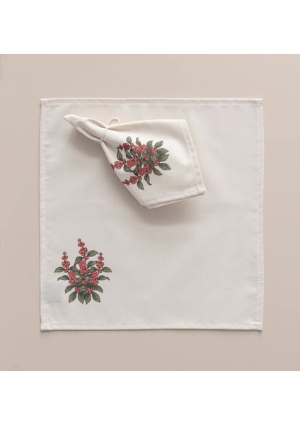 Kokina Premium Serisi, Amerikan Servis, Duck Keten Kumaş Peçete, 38X38CM