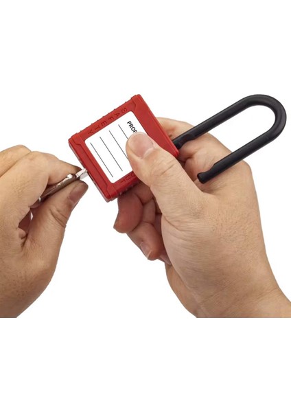 BD-G11 Izole Emniyet Güvenlik Asma Kilit 38MM - Kırmızı indirimleri