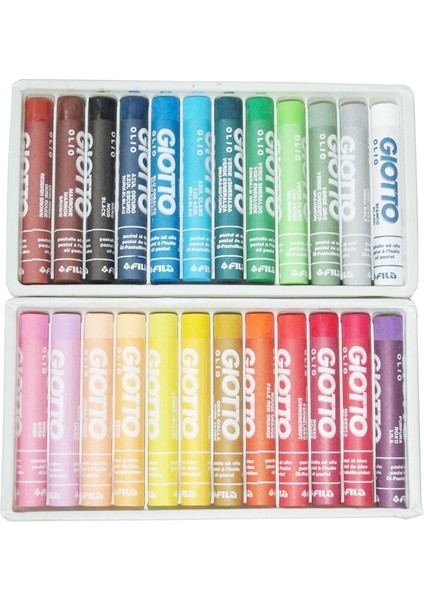 Olio Maxi 24 Renk Yağlı Pastel Boya Seti | Yoğun Renkler, Yumuşak ve Kolay Sürülür modelleri