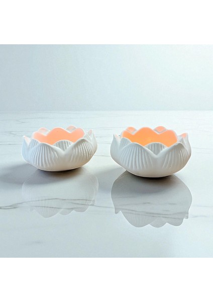 Lotus Tasarım Modern Mumluk Seti – 2’li Set fırsatları
