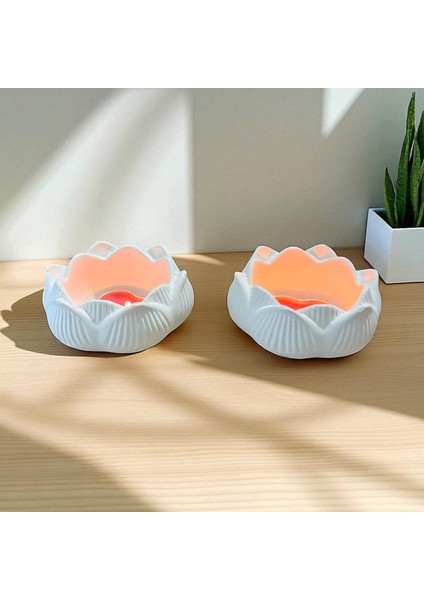 Lotus Tasarım Modern Mumluk Seti – 2’li Set indirimleri