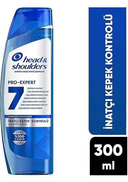 Head & Shoulders Pro-Expert 7 Çay Ağacı ile Inatçı Kepek Kontrolü Şampuan 300 ml 6 Adet fiyatları
