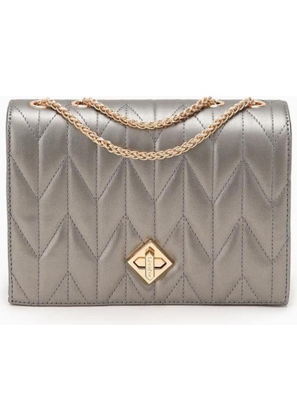 Levidor 930075 Çanta Platin Kadın Omuz Çantası modelleri