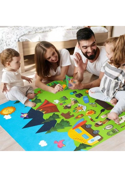 Keçe Meşgul Tahta Bulmaca Erken Eğitim Kurulu Oyuncak (Yurt Dışından) fırsatları