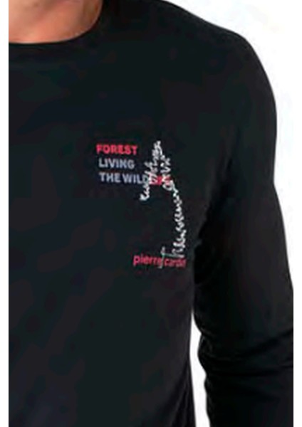 6103 Erkek Uzun Kollu Bisiklet Yaka Pijama Takımı-Siyah fiyatları