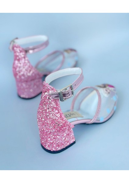 Karakterli Şeffaf Topuklu Ayakkabı, Çocuk Topuklu Ayakkabı fiyatları