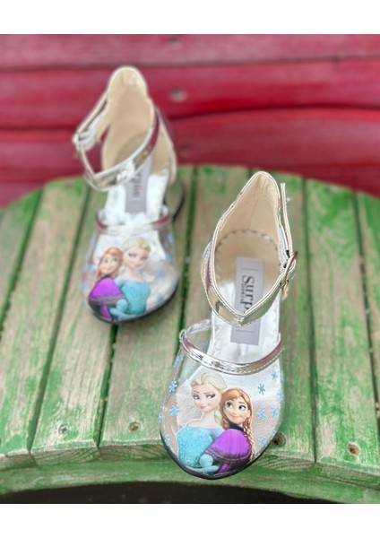 Karakterli Şeffaf Topuklu Ayakkabı, Çocuk Topuklu Ayakkabı fiyatları