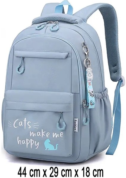 Kız Okul Çantası Sırt Çantası Arka Paketi Genç Kadınlar Için Çocuk Kadın Pembe Okul Çantası Birincil Yüksek Bagpack Sınıfı Gençler Çocuk Renk: Mavi (Yurt Dışından)