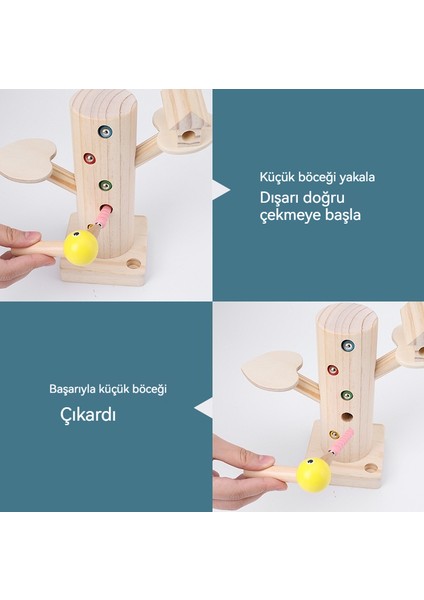 Ahşap Ağaçkakan Çocuklar Için Eğitici Oyuncaklar (Yurt Dışından) indirimleri