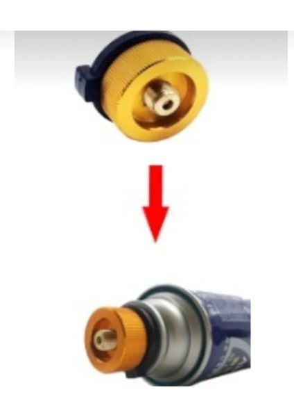 Kamp Bütan Propan Gaz Kartuşu Dolum Aparatı Piknik Tüpünden Gaz Doldurma (Dar Çember) T Musluk fırsatları