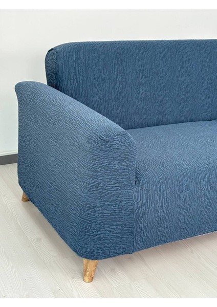Jakarlı Düz Desen 3-3-1-1 Lastikli Kanepe Örtüsü | Lastikli Koltuk Örtüsü | Koltuk Kılıfı Takımı fiyatları