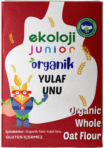 Junior Organik Yulaf Unu 250 gr