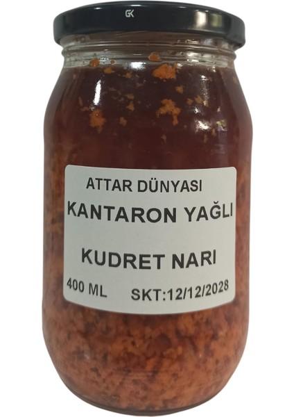 Kantaron Yağlı ve Zeytin Yağlı Kudret Narı