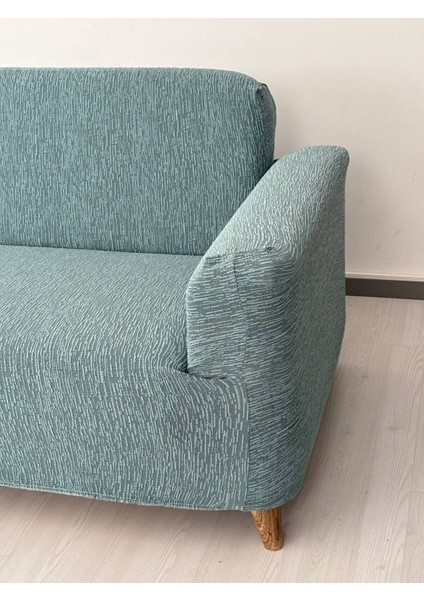 Jakar Kumaş Lastikli Kayma Yapmayan3 Kişilik Tekli Kanepe Örtüsü