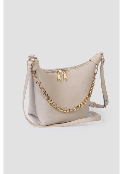 Bej Kadın Omuz Çantası IM600