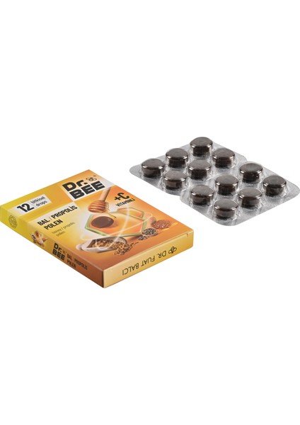 Bal, Propolis, Polen Drops Pastil