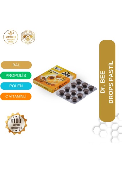 Bal, Propolis, Polen Drops Pastil fiyatları