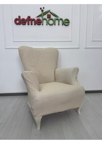 Döşemelik Kumaş Düz Keten Lastikli Kayma Yapmayan 1 Adet Berjer Koltuk Örtüsü fiyatları
