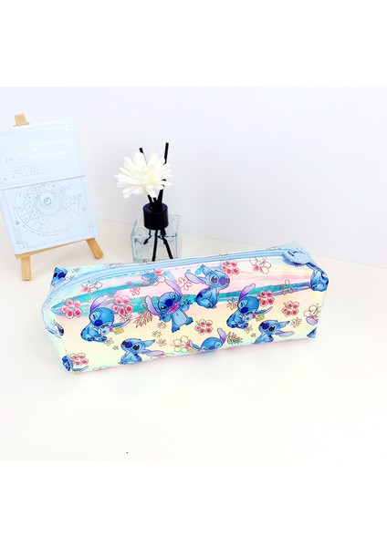 Lazer Karikatür Kalem Kutusu Tpu Tek Katmanlı Çok Elemanlı Öğrenciler Şeffaf Kırtasiye Kutusu (Yurt Dışından)