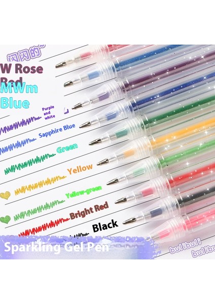 Renkli Simli Jel Kalemlerçocuklar Için Renkli Nötr Kalemler (Yurt Dışından) modelleri