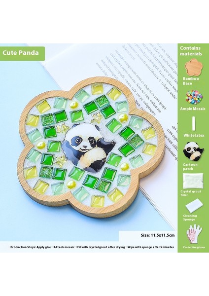 Çocuklar Dıy Yapım Malzemesi Kiti Dak Altlığı Sanat Eseri (Yurt Dışından)