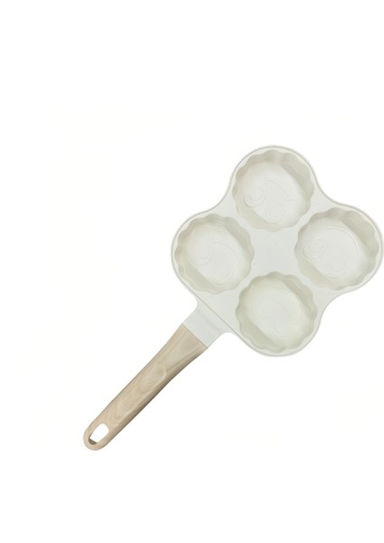 Omlet Kalıpları Için Dört Delikli Yapışmaz Ev Tipi Kızartma Tavası (Yurt Dışından)