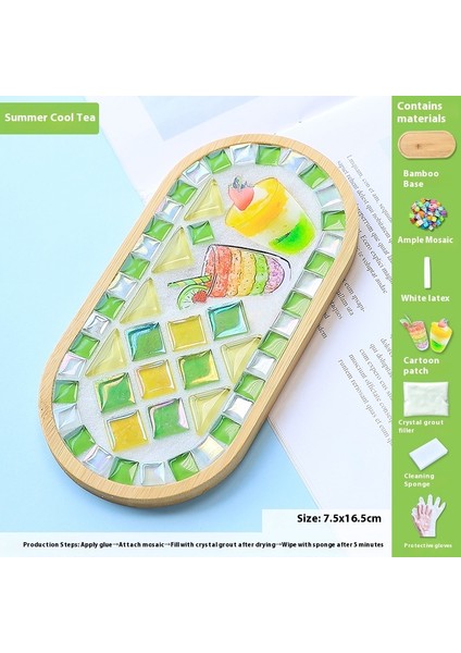 Çocuklar Dıy Yapım Malzemesi Kiti Dak Altlığı Sanat Eseri (Yurt Dışından)