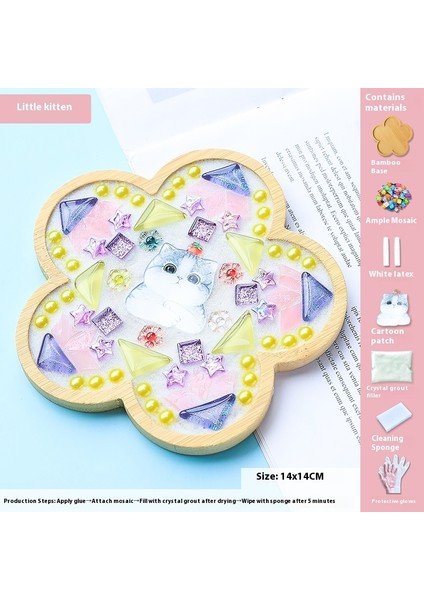 Çocuklar Dıy Yapım Malzemesi Kiti Dak Altlığı Sanat Eseri (Yurt Dışından)