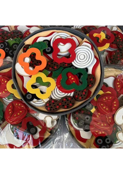 Yaratıcı Keçe Pizza Ev Ev Mutfak Oyuncak (Yurt Dışından) fiyatları