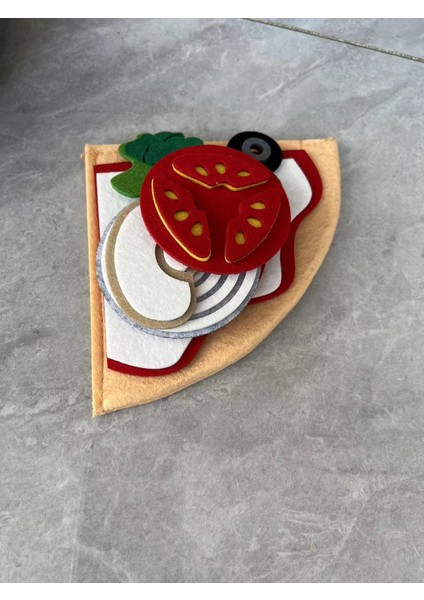 Yaratıcı Keçe Pizza Ev Ev Mutfak Oyuncak (Yurt Dışından) fırsatları