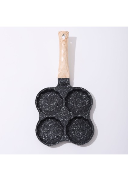 Omlet Kalıpları Için Dört Delikli Yapışmaz Ev Tipi Kızartma Tavası (Yurt Dışından)