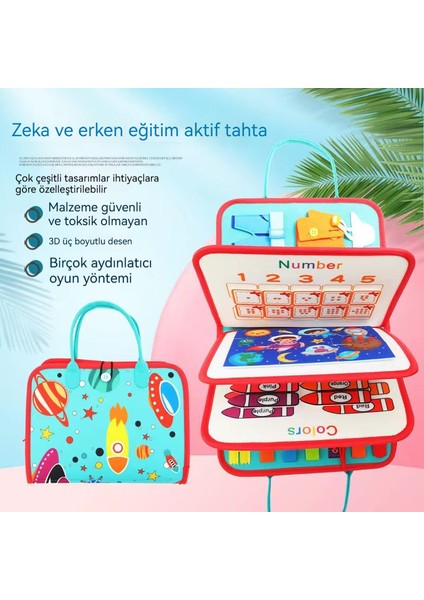 Erken Eğitim Okul Çantası Keçe Meşgul Tahta (Yurt Dışından) fiyatları