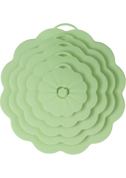 Silikon Taze Kapak 5'li Set Silikon Sızdırmazlık Kapakları Bardak Kapakları Kase Kapakları (Yurt Dışından)