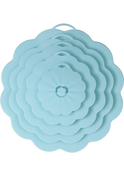 Silikon Taze Kapak 5'li Set Silikon Sızdırmazlık Kapakları Bardak Kapakları Kase Kapakları (Yurt Dışından)