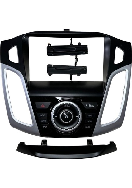 Oto Tablet Çerçeve Ford Focus 3 2012-2017 9" Siyah TAC-251