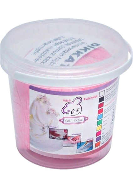 Şeker Hamuru - Açık Pembe (1 Kg)