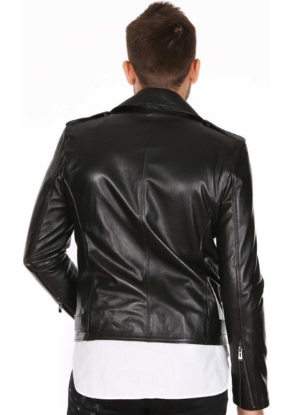 Hakiki Deri Siyah Erkek Deri Mont Belden Kemerli Üç Cepli fırsatları