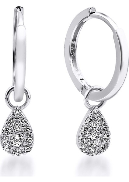 14 Ayar Altın Damla Form Mini Halka Küpe fiyatları