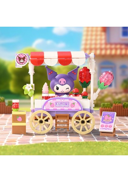 Sanrio Yapı Taşları Çilek Kasabası Oyuncakları Kitty Cool Romy Süs (Yurt Dışından)