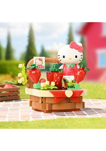 Sanrio Yapı Taşları Çilek Kasabası Oyuncakları Kitty Cool Romy Süs (Yurt Dışından)
