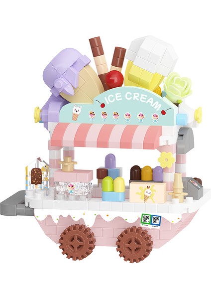 Çocuk Yapboz Blokları Dondurma Satan Araba (Yurt Dışından)