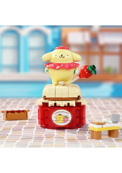 Sanrio Yapı Taşları Çilek Kasabası Oyuncakları Kitty Cool Romy Süs (Yurt Dışından)