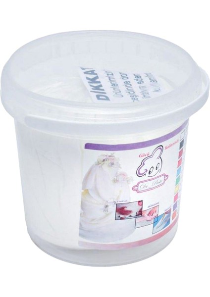 Şeker Hamuru - Beyaz (1 Kg)